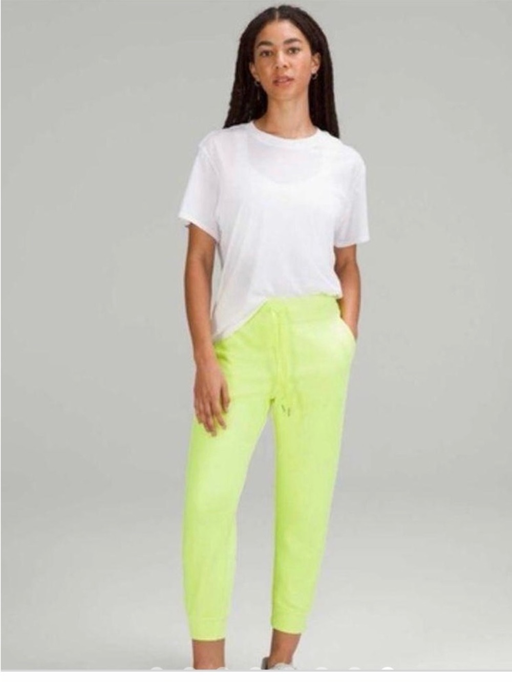 lululemon athletica Neon Yellow Scuba Joggers